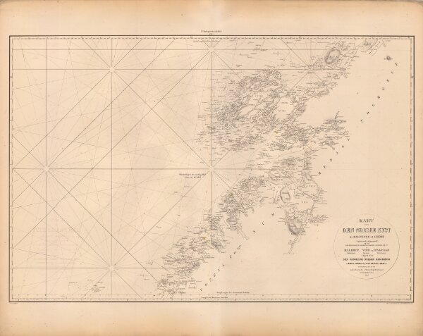 Museumskart 217-10: Kart over Den Norske Kyst fra Haltenøe til Lekøe