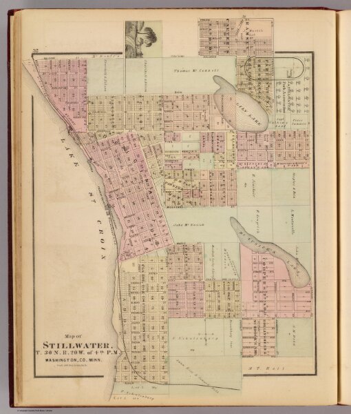 Map of Stillwater, Washington Co., Minn.