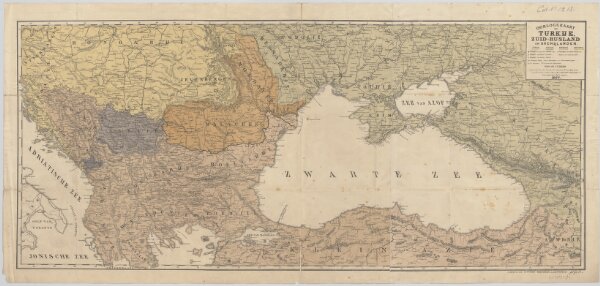 [Kaart], uit: Oorlogskaart van Turkije, Zuid-Rusland en grenslanden