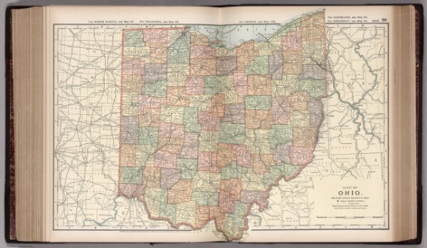Map of Ohio. 90