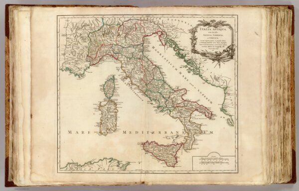 Italia Antiqua, Sicilia, Sardinia, et Corsica.