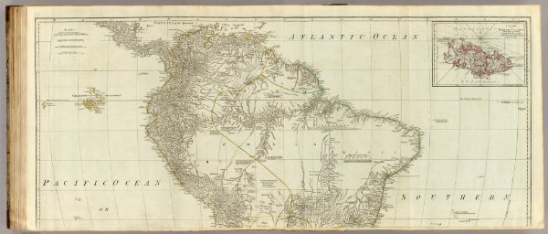 (A map of South America, northern section)