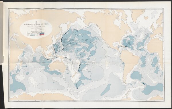Bathymetric chart of the oceans