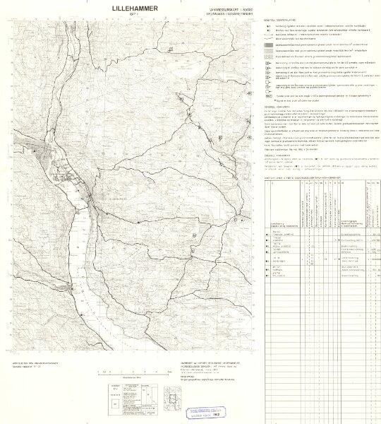 Spesielle kart 182: Vannressurskart Lillehammer