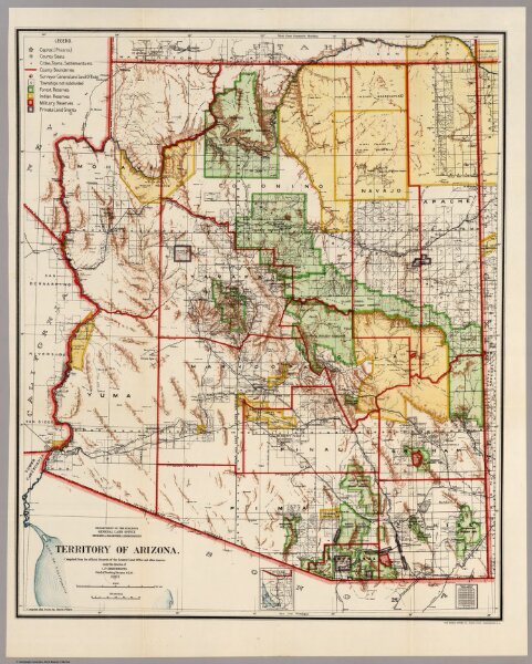 Territory of Arizona, 1907