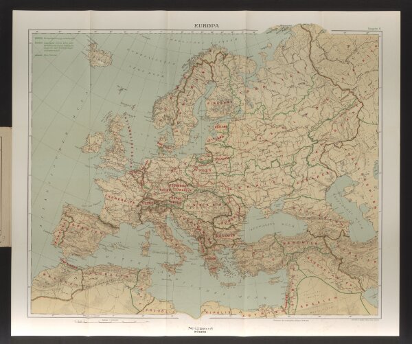 Politische Karte von Europa