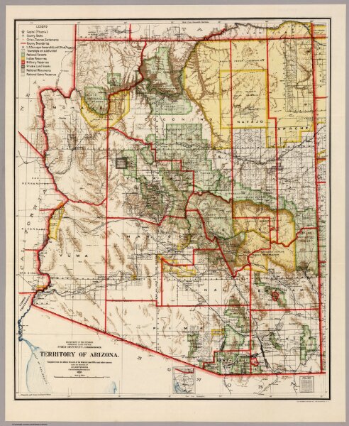 Territory of Arizona, 1908