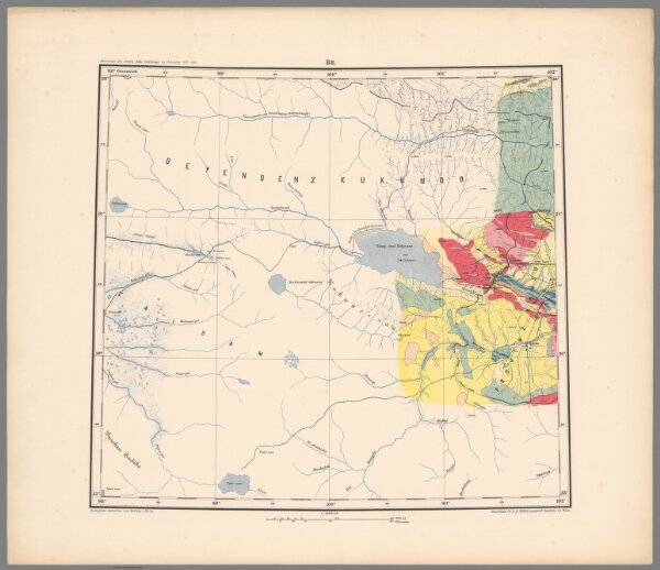 B. II: Geological map. Dependenz Kukunor