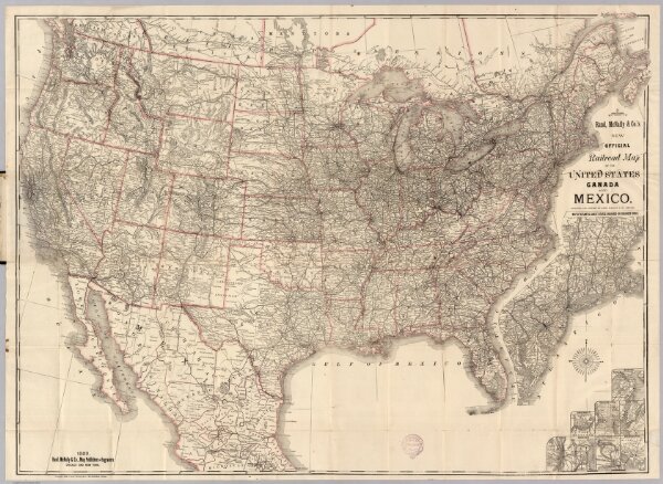 Railroad Map Of The United States
