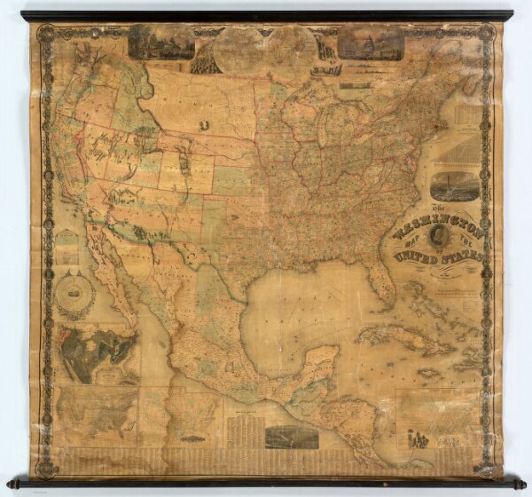 Washington Map of the United States.