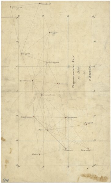 Trigonometrisk grunnlag, Squelet-Cart 44: Kart for 1848