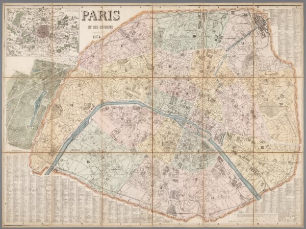 Paris et ses environs / dressé par E.D. Vorzet