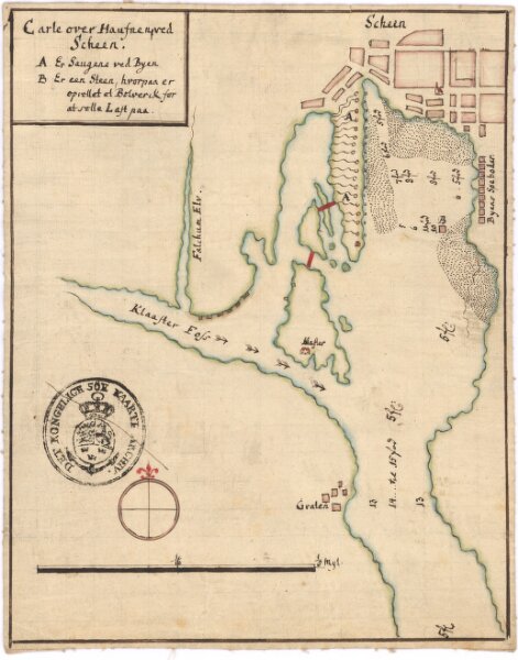Museumskart 38: Kaart over Havnen ved Scheen