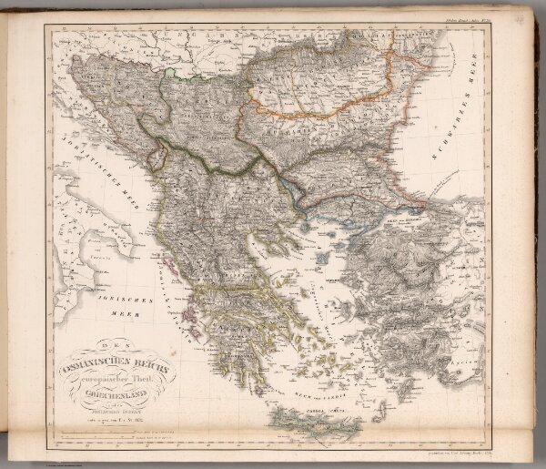 Des Osmanischen Reichs europaischer Theil, Griechenland und die Jonischen Inseln
