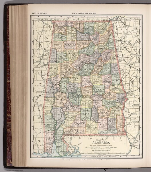 Map of Alabama, 53