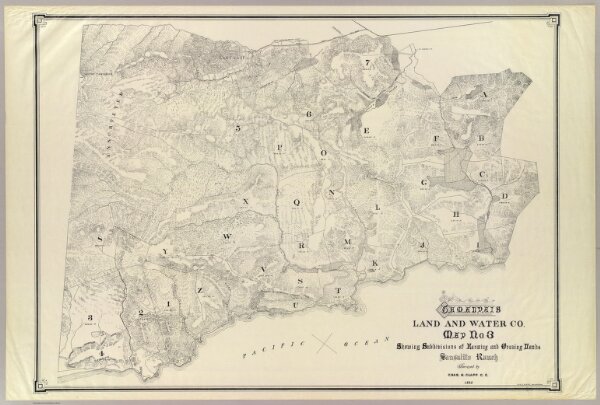 Tamalpais Land and Water Co. map.