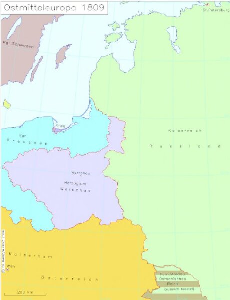 Ostmitteleuropa 1809