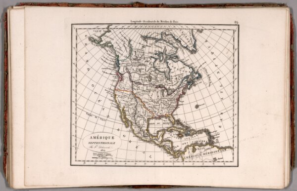 Amerique Septentrionale ... 1824.