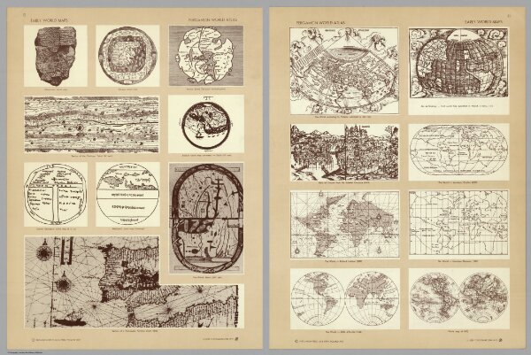 Early World Maps.  Pergamon World Atlas.