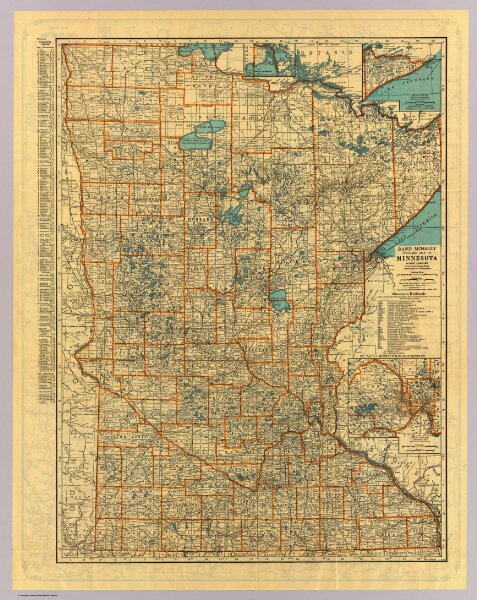 Minnesota road map.