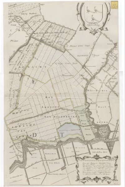 Het Hooge Heemraedt schap van Schielandt ...: kaart ... gemaekt ... in den jare 1651, 1652 en 1653