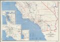 Post Route Map of the States of California and Nevada (Southern)... October 15, 1957.