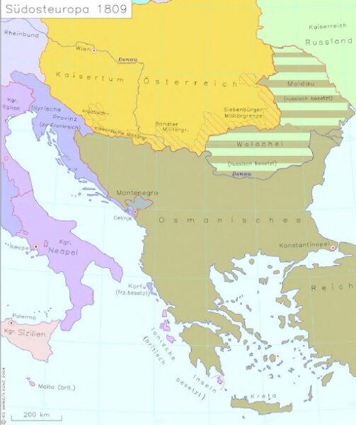 Südosteuropa 1809