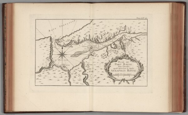 Plan Du Port Royal dans l'Acadie : Appellé Aujour d'. par les Anglois Annapolis Royal