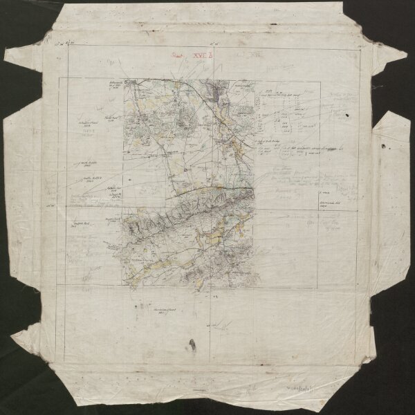 'Transvaal Manoeuvre Area. Surveyed by Capt. C. St B. Sladen Royal].E[ngineers]. & Lt. K.W. Lee R[oyal].F[ield].A[rtillery]. 1910/11.' - War Office ledger. Field sheets