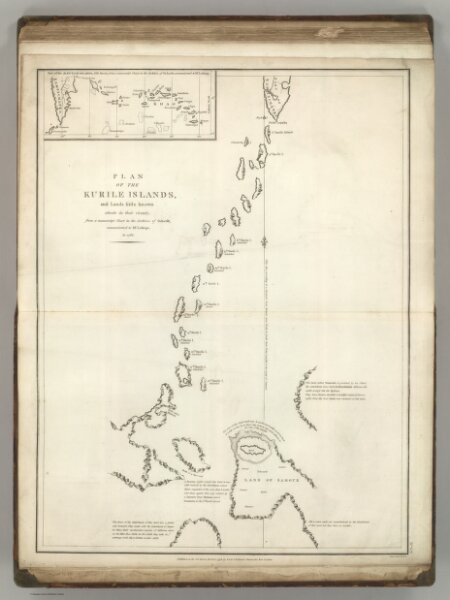 Plan of the Kurile Islands.