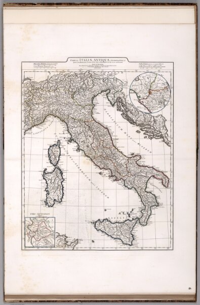 Tabula Italiae antique geographica