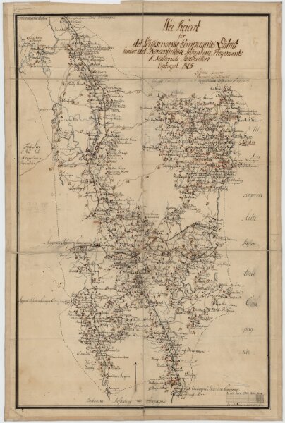 Kartblad 24: Wei-Kaart over det Schijedsmoiske Compagnie District