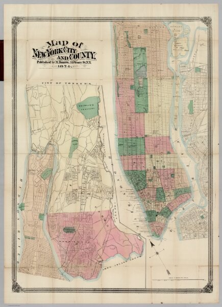 Map Of New York City And County