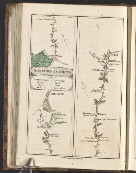 Cary's Survey of the High Roads from London