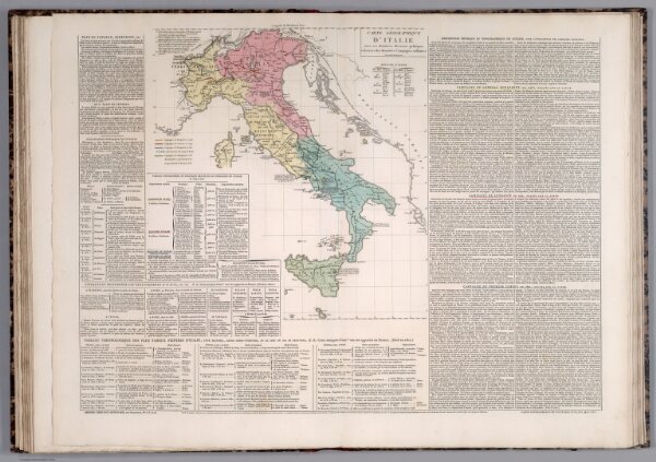 Carte geographique et politique d'Italie. No. XVI