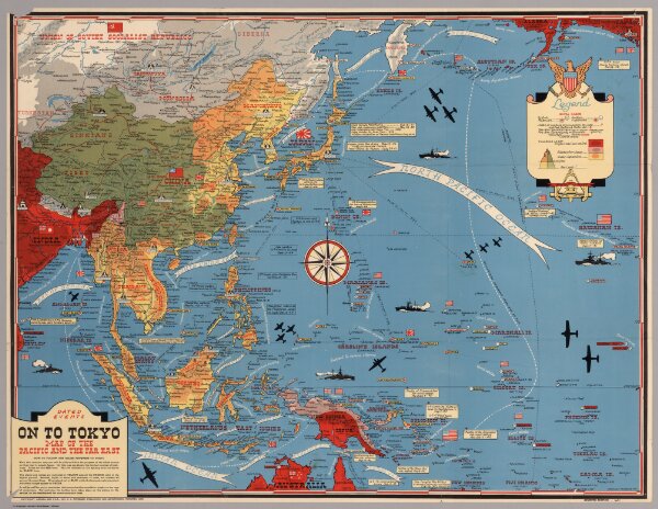 Dated Events. On To Tokyo. Map of the Pacific and the Far East