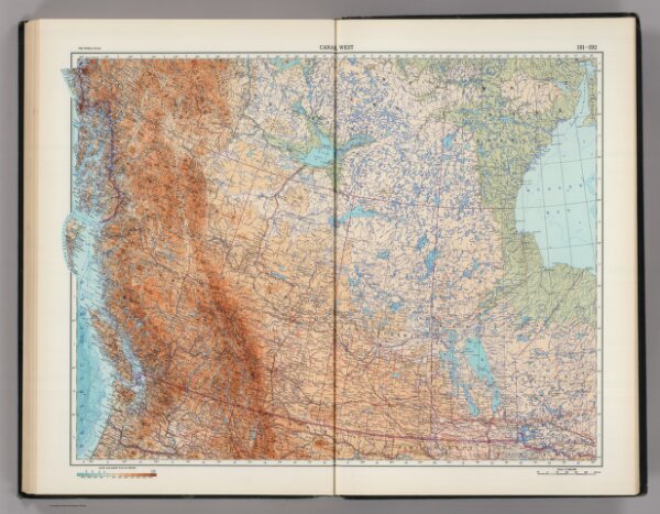 191-192.  Canada, West.  The World Atlas.
