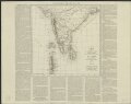 Carte de l'Indostan servant à indiquer les possessions françaises en Asie