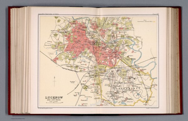 Lucknow and environs. Plate 45
