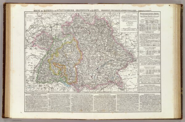 Regni di Baviera, Wurttemberg, Baden, Principati Prussiani.