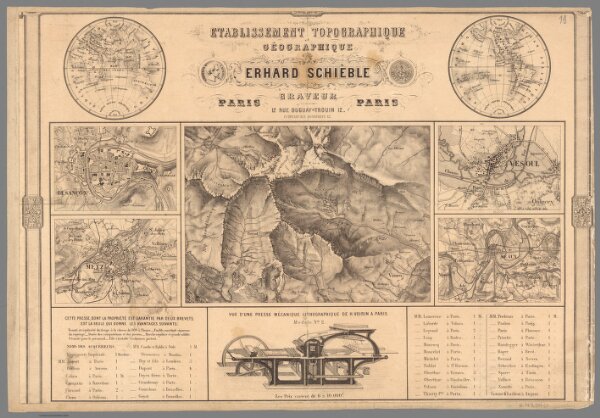 Etablissement Topographique et Geographique Erhard Schieble Graveur