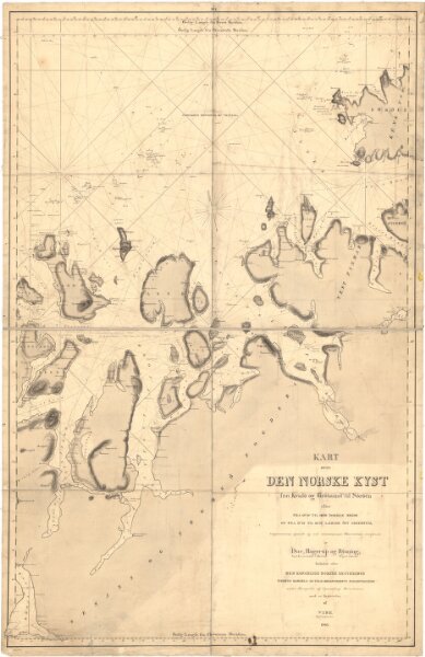 Museumskart 143: Kart over Den Norske Kyst fra Kvalø og Grøtsund til Sørøen