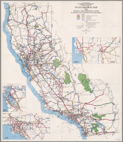California Freeway and Expressway System, January 1971.