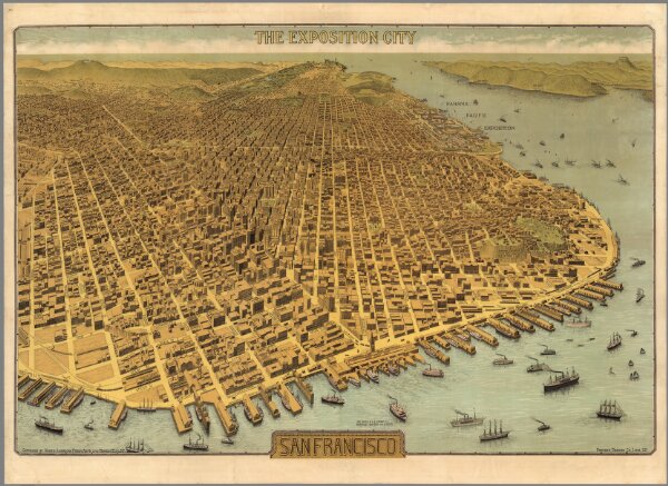 The Exposition City San Francisco. 1912.