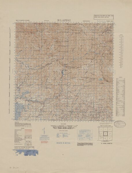 Si Laping / prepared under the direction of the Chief of Engineers U.S. Army by the Army Map Service, U.S. Army, 1943