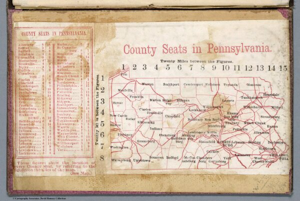 County Seats in Pennsylvania