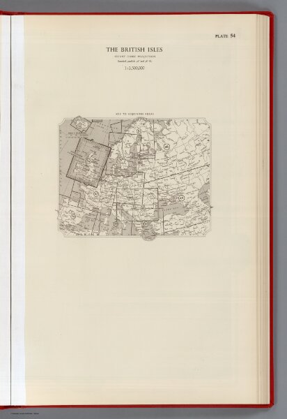 Index: The British Isles, Plate 54, V. III