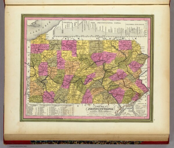 New Map Of Pennsylvania.