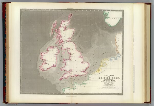Tidal chart British Seas.