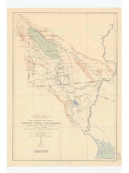 Reconnaissance map of the Salton Sink, California
